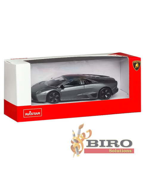 Mașină RASTAR Die cast 1:43 scale Lamborghini REVENTON, gri, 61362